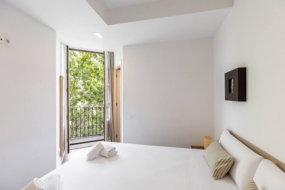 Apartamento de diseño con tres dormitorios en Sants