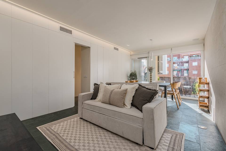Bright modern living room