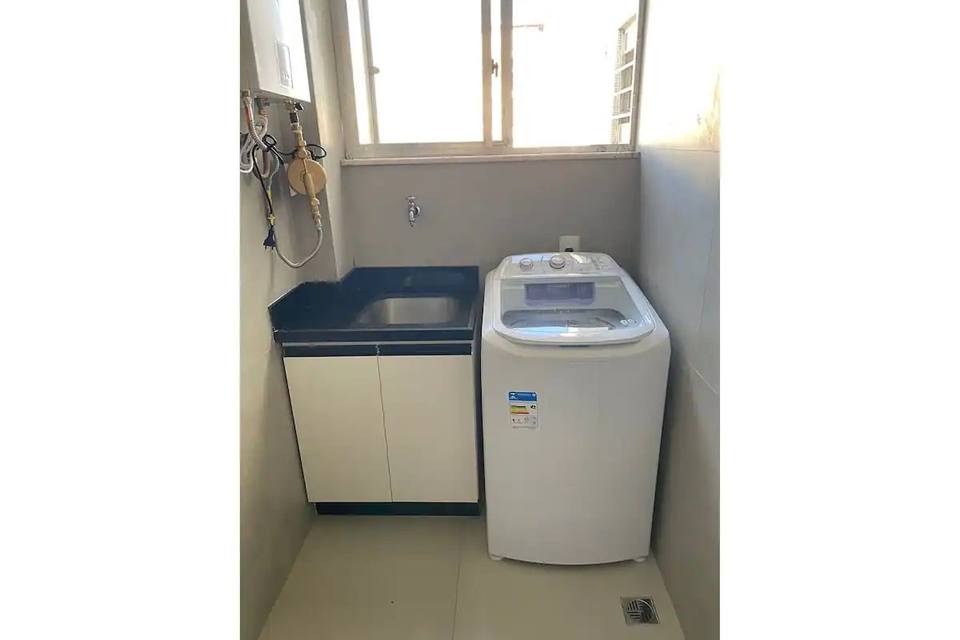Área de servicio con lavarropas privado
