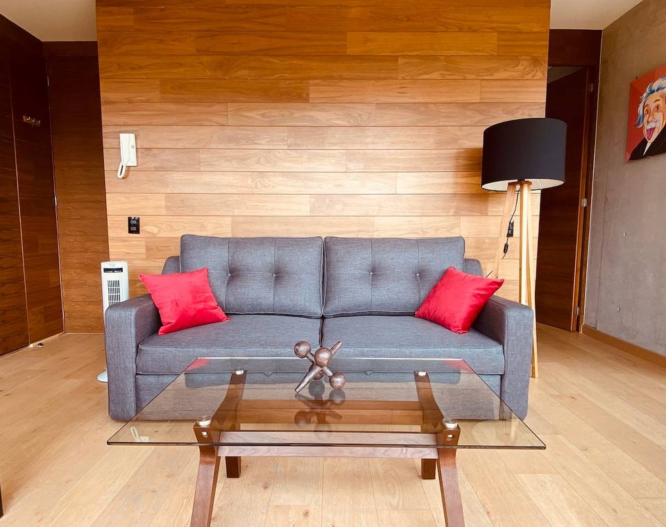 Detalle del dormitorio y confort