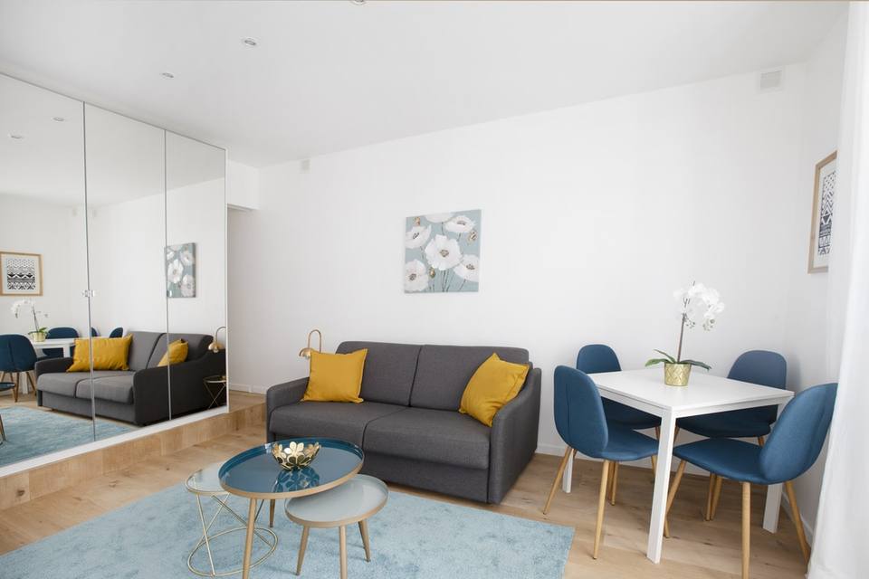 Elegante y moderno refugio en el corazón de Montparnasse