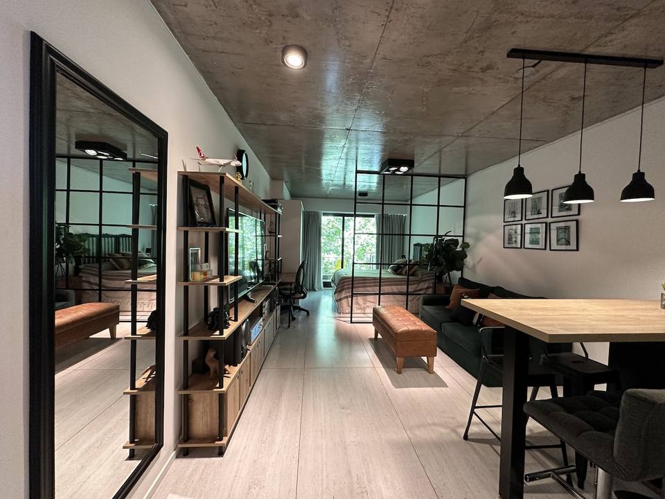 Diseño industrial y confort con jacuzzi en Palermo