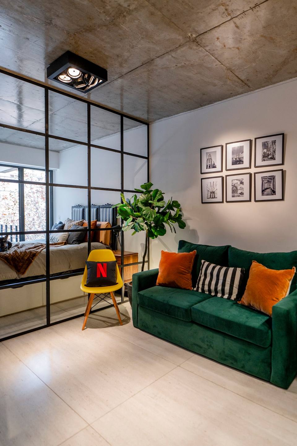 Diseño industrial y confort con jacuzzi en Palermo