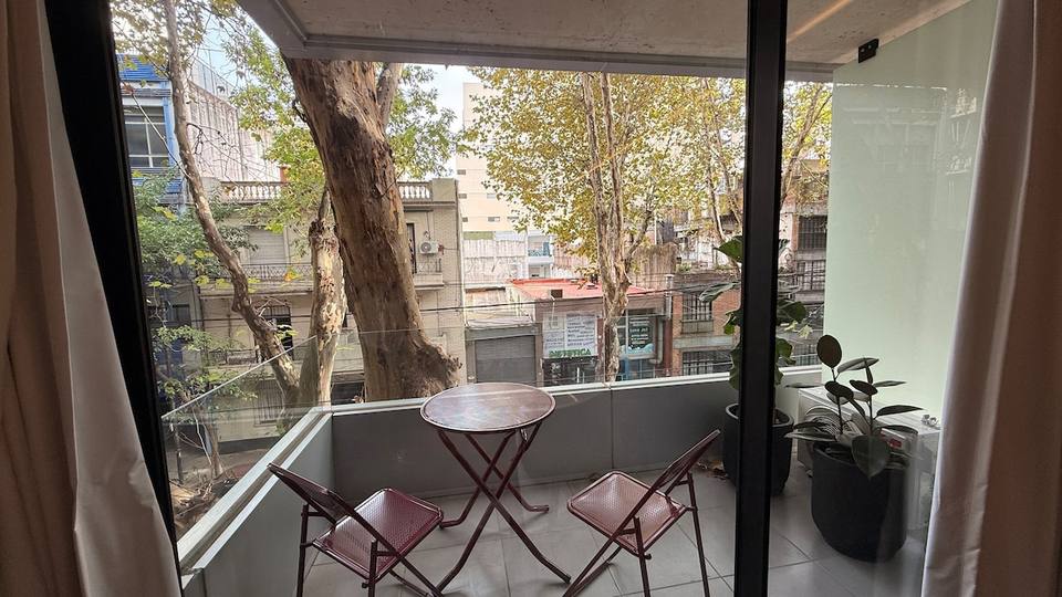 Balcón privado con vista al frente