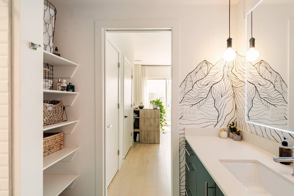Baño completo con terminaciones modernas