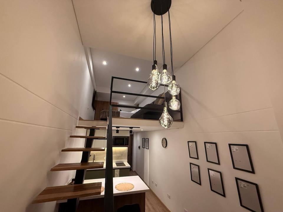 Escaleras de diseño hacia el dormitorio