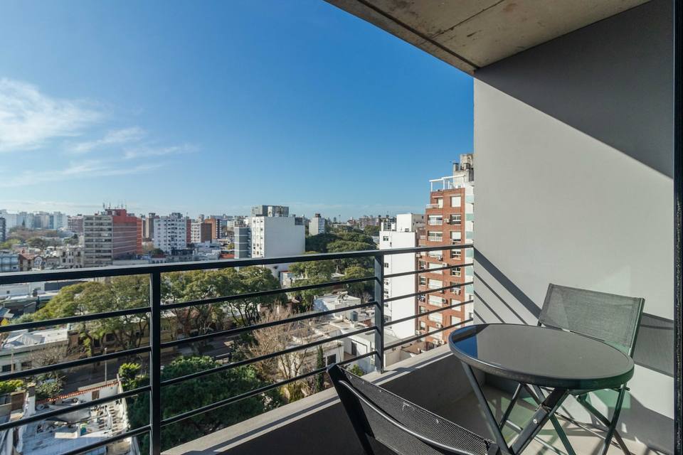 Balcón privado con vista a la ciudad