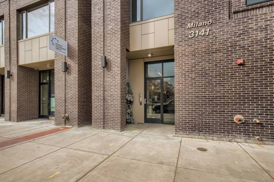 Fachada del edificio en RiNo
