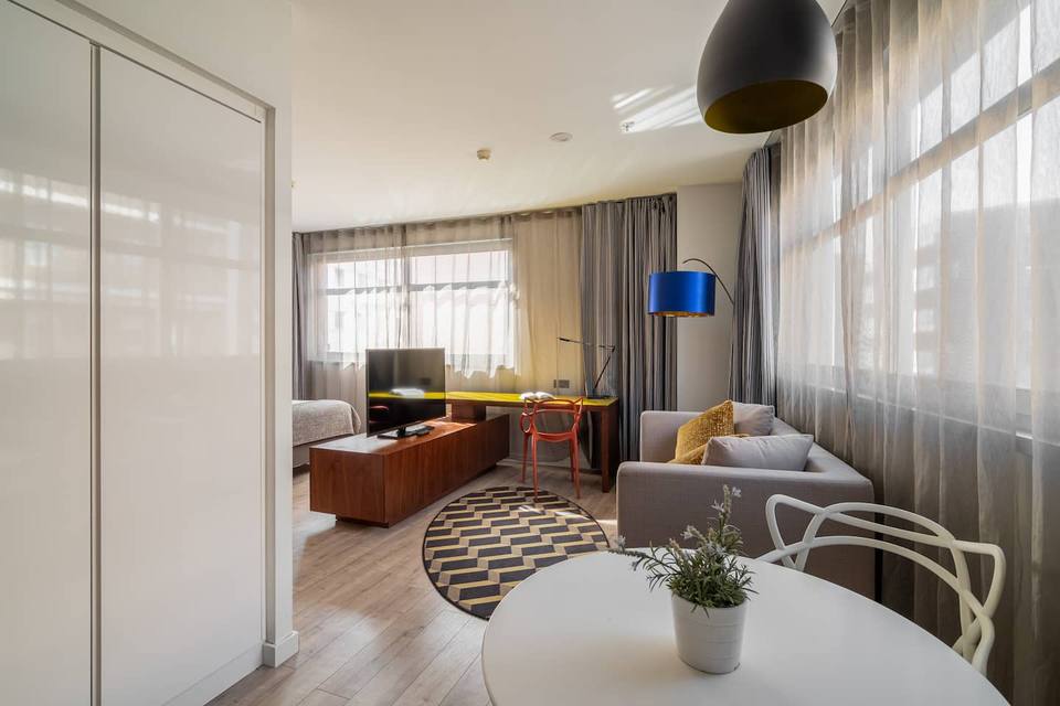 Apartamento luminoso de un dormitorio en Poblenou
