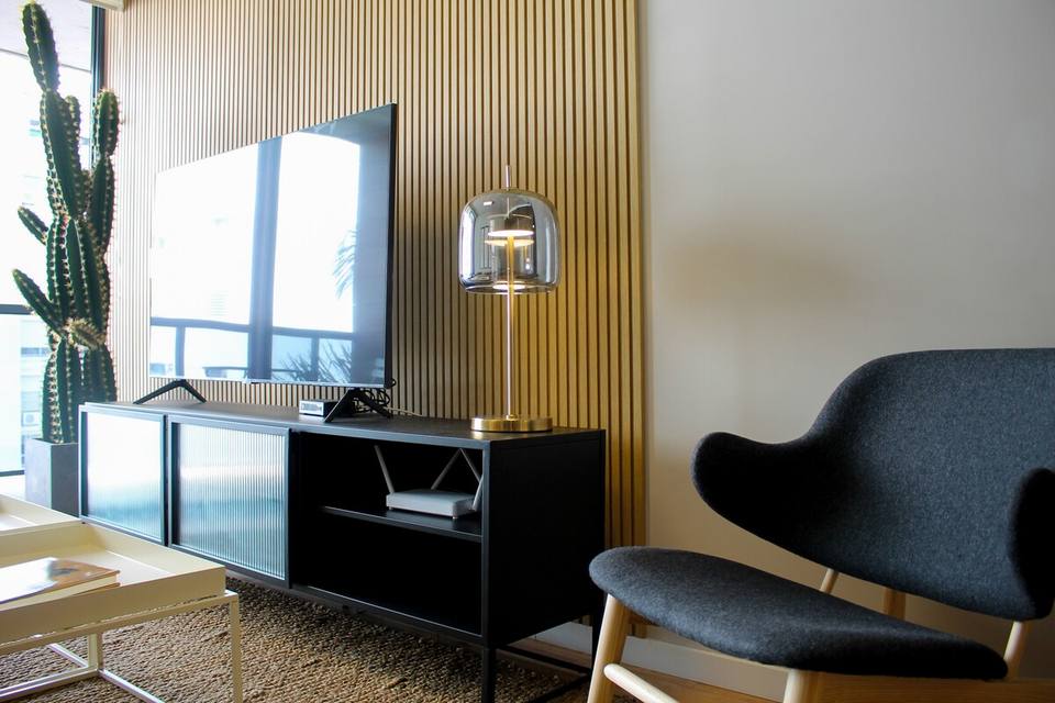 Contemporáneo apartamento con garage próximo a la Rambla