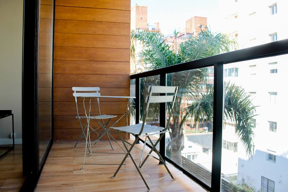 Terraza privada ideal para descansar