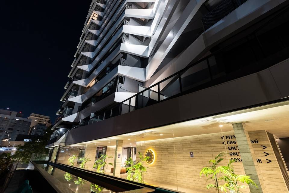 Contemporary building facade