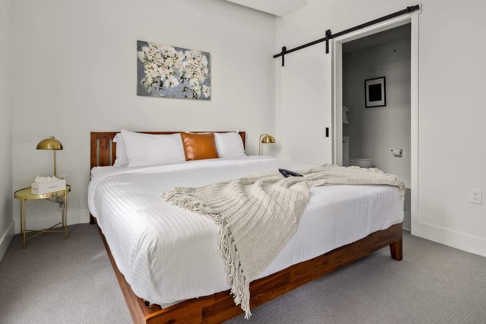 Primary bedroom with King size bed