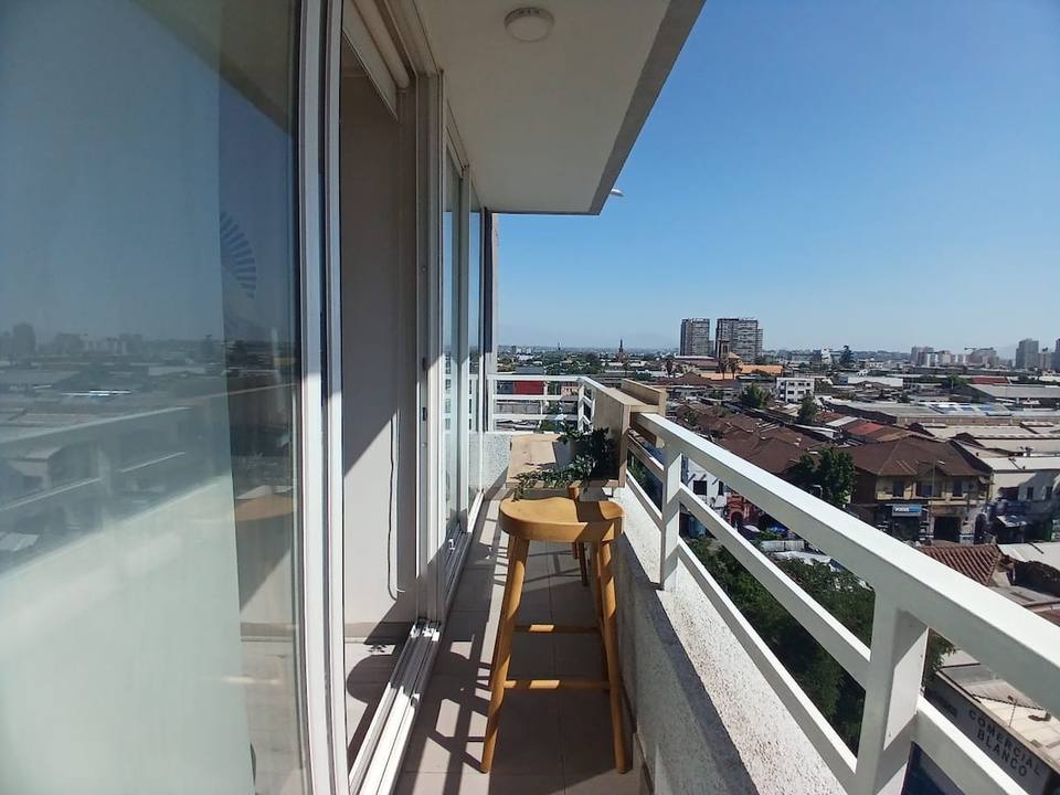Private balcony with open views
