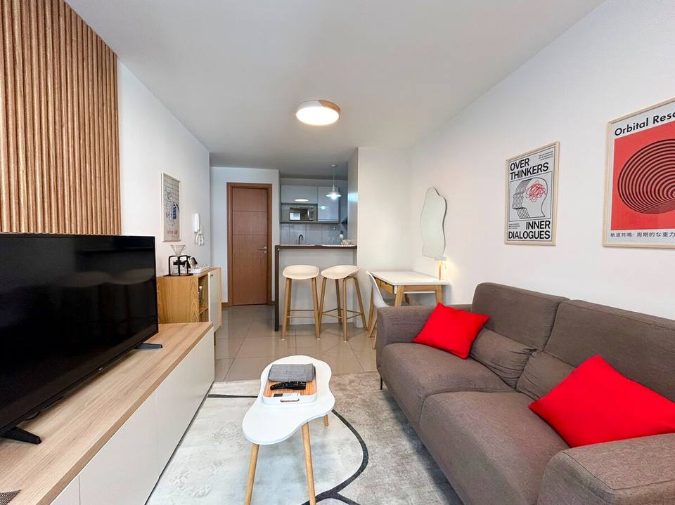 Apartamento moderno con escritorio cerca de la Rambla