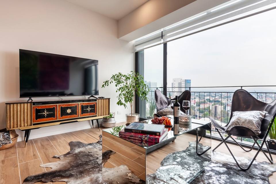 Impresionante departamento panorámico con vistas en Polanco