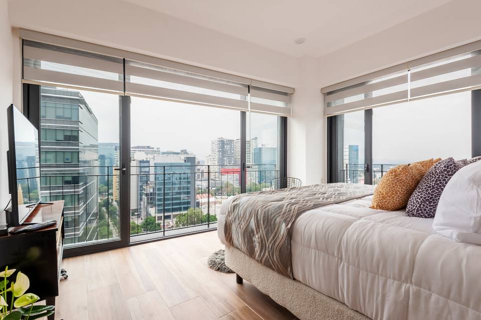 Impresionante departamento panorámico con vistas en Polanco