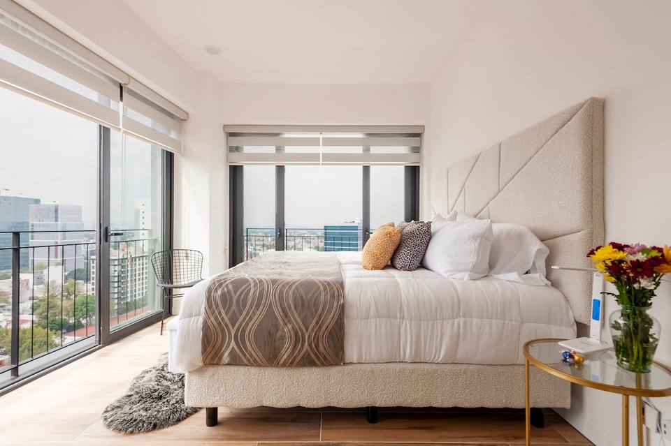 Impresionante departamento panorámico con vistas en Polanco