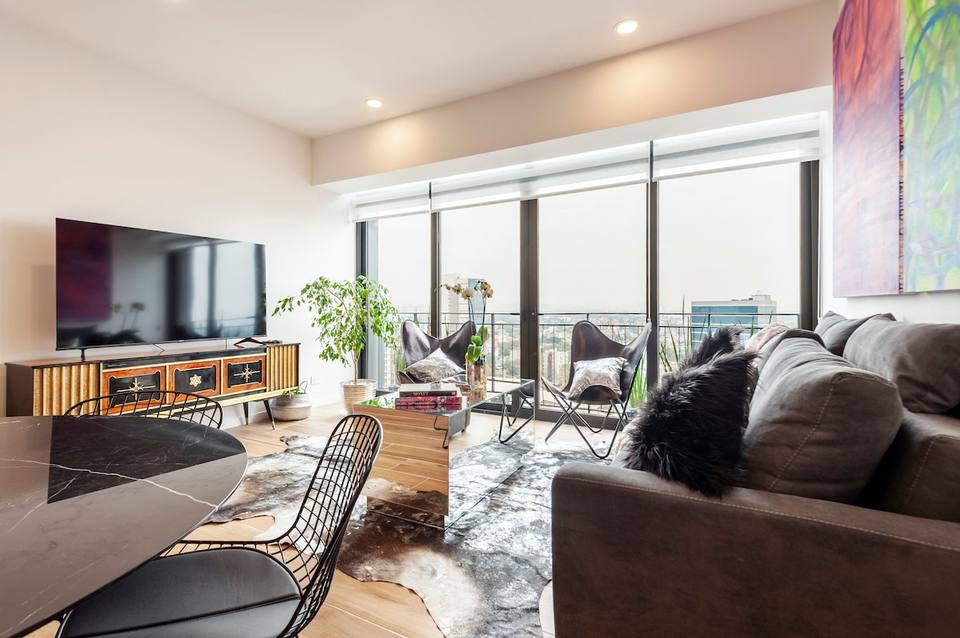 Impresionante departamento panorámico con vistas en Polanco
