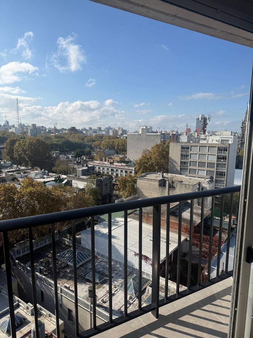 Balcón privado con vista panorámica
