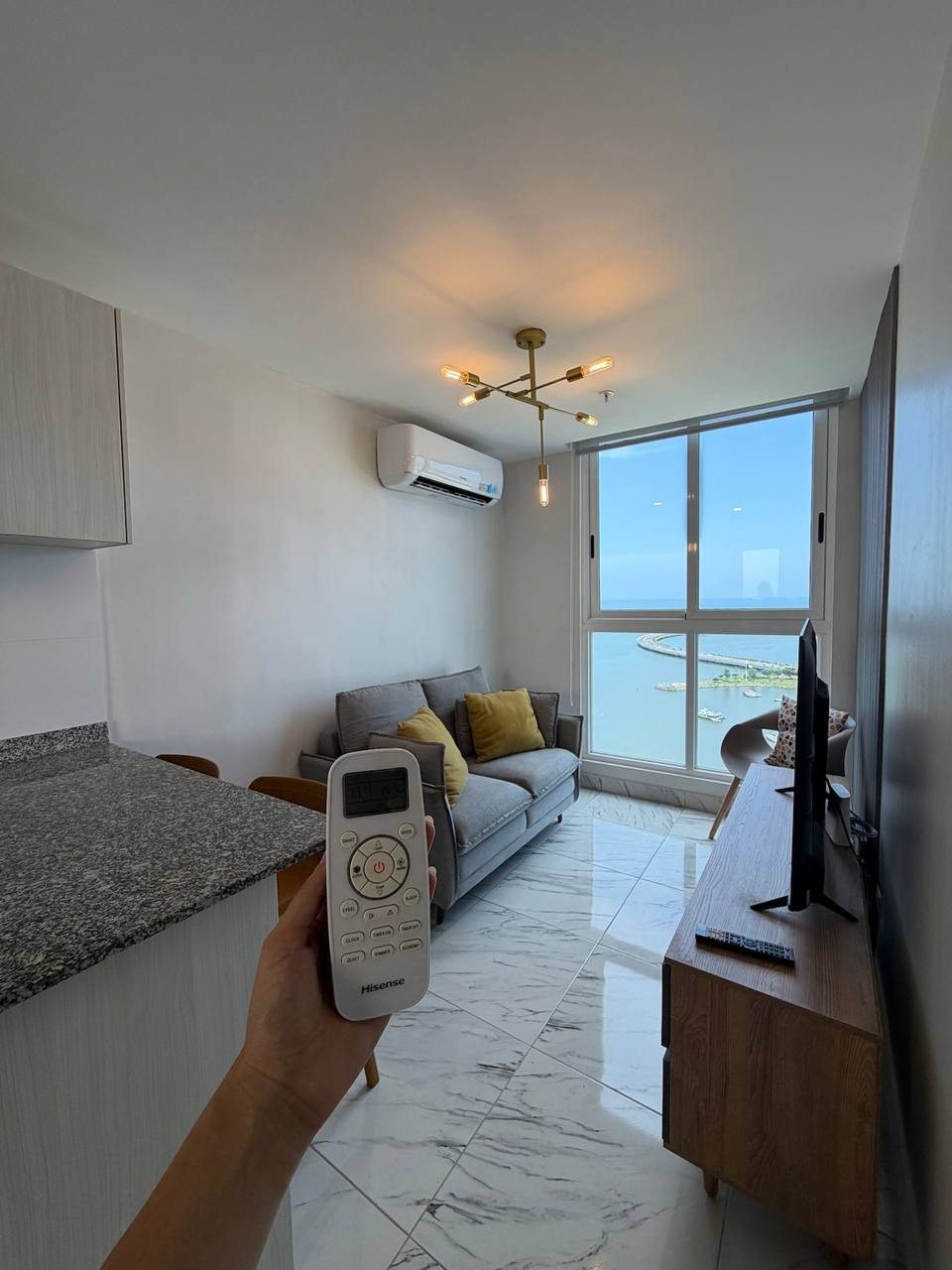 Apartamento moderno con vistas al mar en The Sands