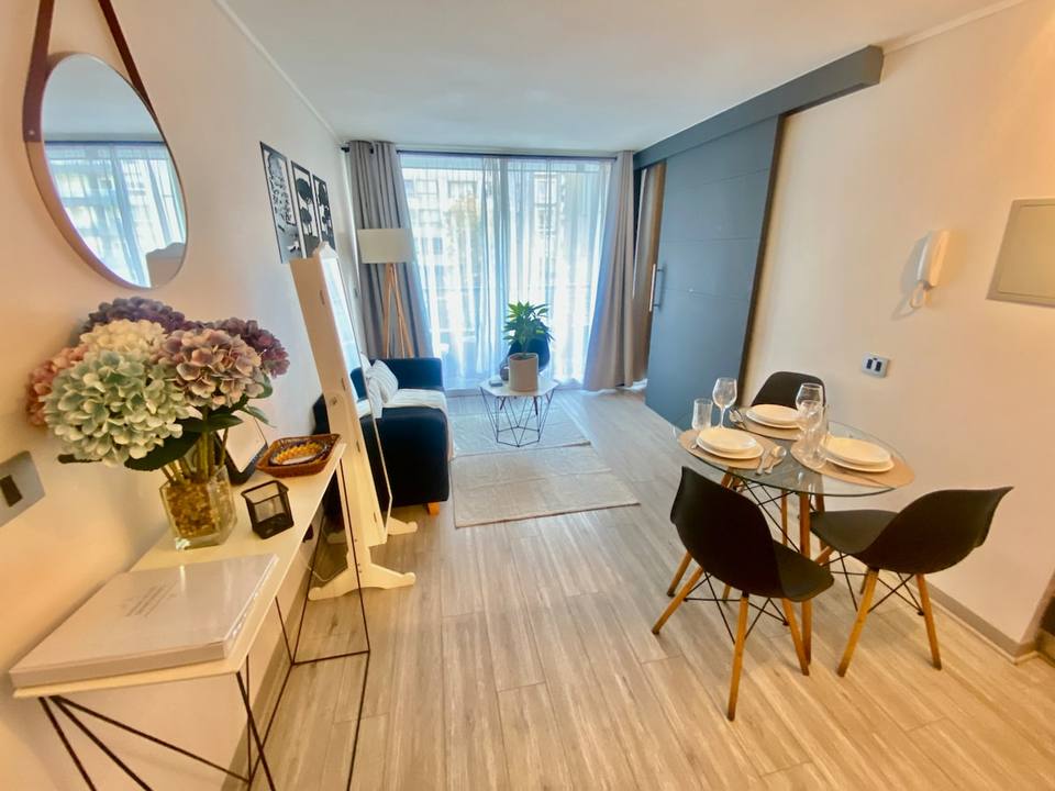 Apartamento moderno y céntrico a pasos del Metro