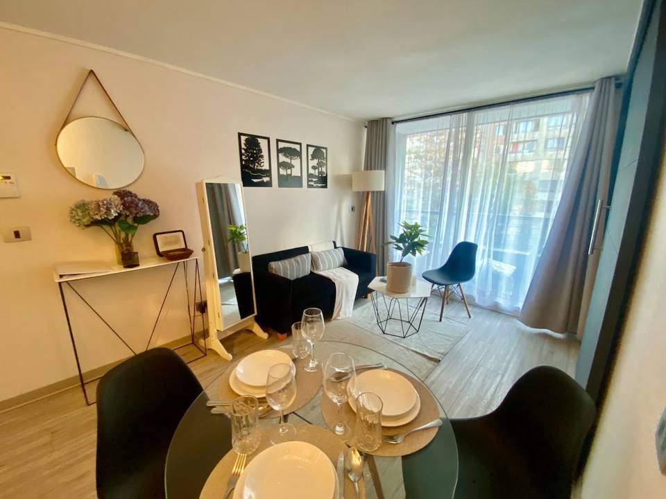 Apartamento moderno y céntrico a pasos del Metro