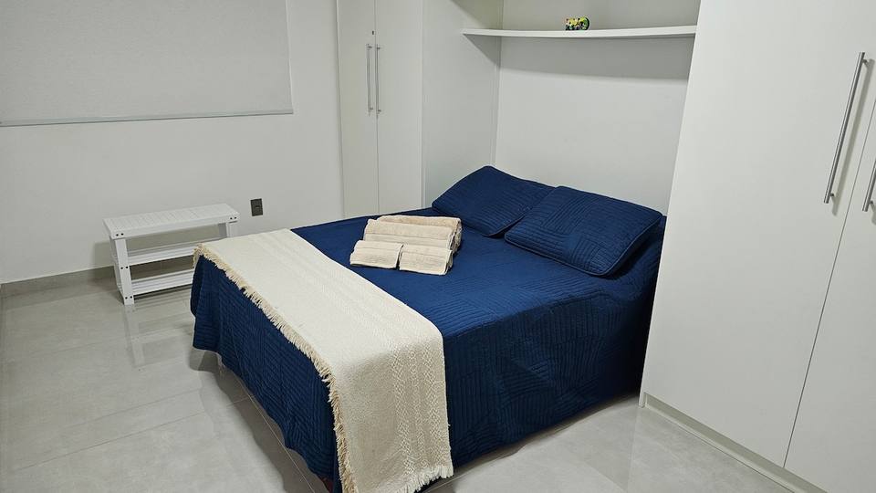 Silencioso departamento con vista a la playa en Copacabana