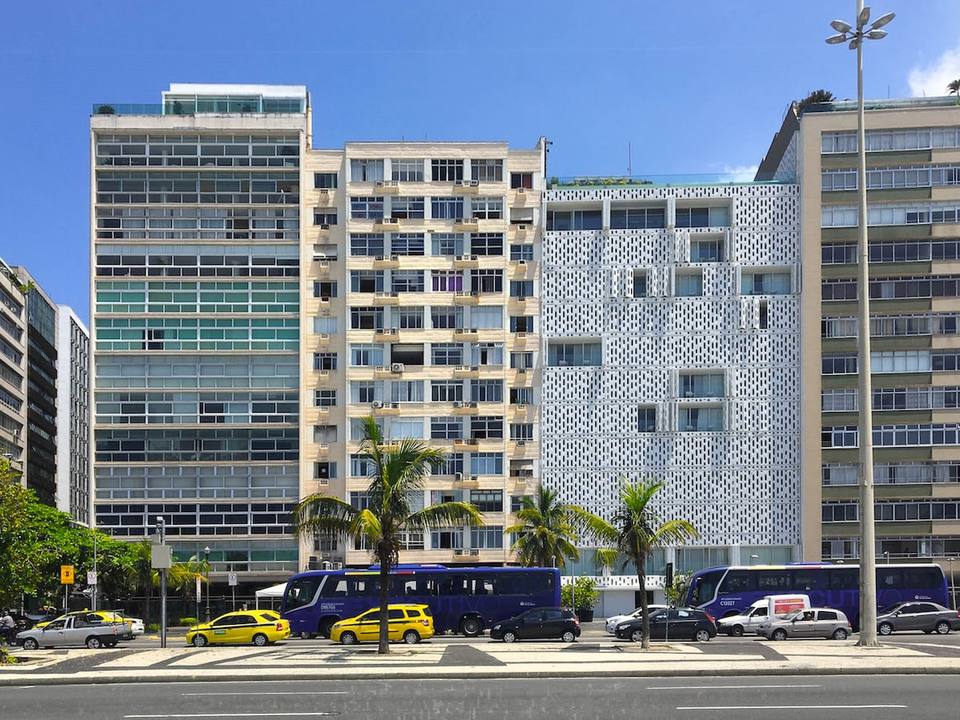 Studio de diseño frente a la playa en Copacabana