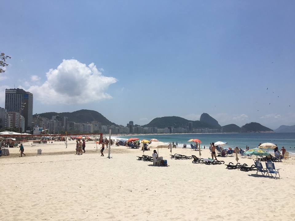 Studio de diseño frente a la playa en Copacabana