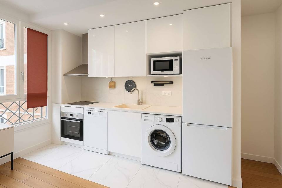Equipamiento completo con lavarropas
