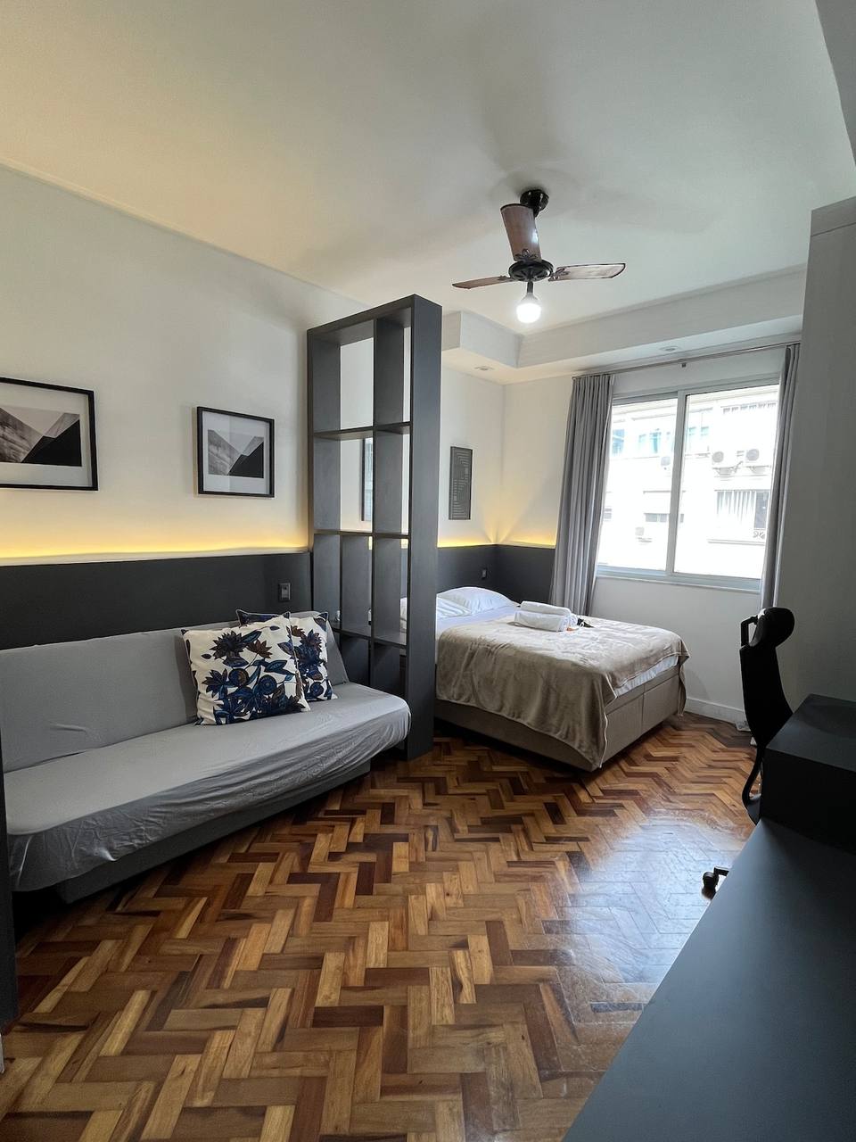 Espacio integrado con diseño moderno y mucha luz