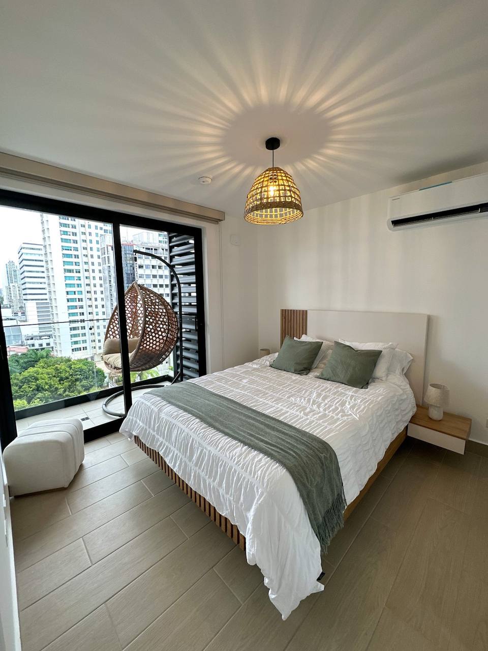 Spacious and comfortable master bedroom