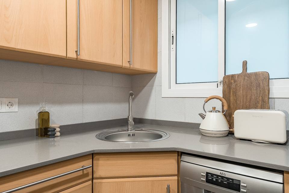 Cocina moderna y funcional