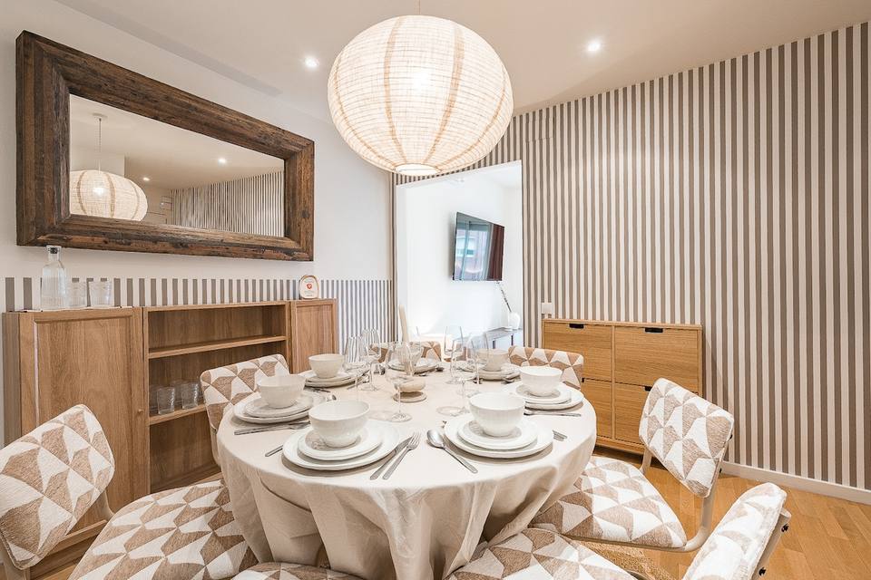 Balcón privado con vista abierta