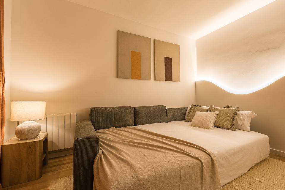 Moderno departamento con balcón en Horta Guinardó