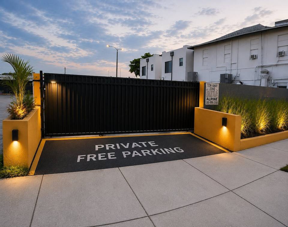 Estacionamiento privado gratuito incluido