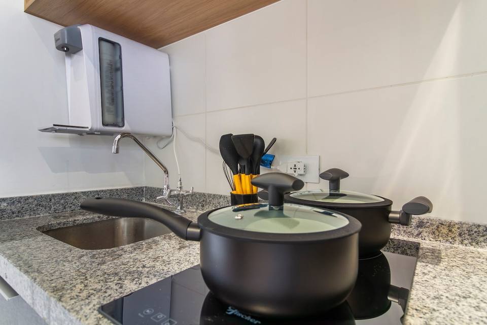 Silencioso estudio con vistas en Vila Olímpia